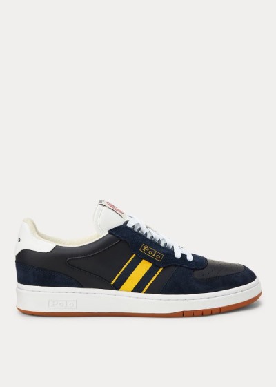 Polo Ralph Lauren Court Læder Sneakers Herre Danmark (YIDRP1726)